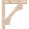 Ekena Millwork Westlake Block Smooth Bracket w/ Offset Brace, Douglas Fir, 7 1/2"W x 42"D x 48"H BKT0806X42X48WTL05SDF - alternate 4